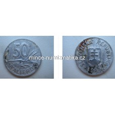 50 halierov 1944 -R- Slovensko - hranka